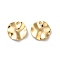 Brass Charms, Flat Round Charm, Cadmium Free & Lead Free, Real 24K Gold Plated, 10x2mm, Hole: 1.2mm