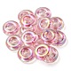 Placage uv perles acryliques irisées arc-en-ciel OACR-P010-17A-1