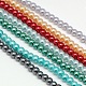 Umweltfreundliche runde Perlenstränge aus gefärbtem Glasperlen HY-A002-4mm-M-2