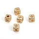 Brass Micro Pave Clear Cubic Zirconia Beads ZIRC-L091-019G-1