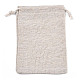 Bolsas de almacenamiento de tela de algodón de navidad ABAG-M004-02C-3
