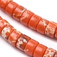 Brins de perles de jaspe impérial synthétiques G-F631-A24-03-3
