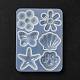 Stampi in silicone con fiori e conchiglie e stelle marine e zampa e farfalle DIY-P059-07-2
