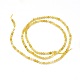 Chapelets de perles en opale jaune naturelle G-O180-05B-2