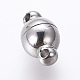 304 Stainless Steel Magnetic Clasps X-STAS-K006-6mm-04C-2