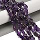 Natürlichen Amethyst Perlen Stränge&nbsp;G-P497-01E-45-2