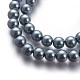 Abalorios de perla de vidrio HY-6D-B19-3