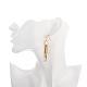 Boucles d'oreilles pendantes en laiton plaqué or véritable 18 carat pour femmes EJEW-BB01518-6