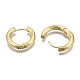 Латунные английском замке Серьги-кольца X-KK-S356-347B-NF-3
