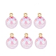Resin Floral Magic Pendants CRES-WH0006-02F-1