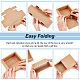 Kraft Paper Storage Gift Drawer Boxes CON-WH0095-56D-4