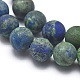 Chapelets de perles en chrysocolle et lapis lazuli naturelles G-I254-02D-3