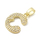 Латунные микро проложить кубического циркония подвески ZIRC-C012-01G-03-2