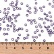 TOHOラウンドシードビーズ  日本製シードビーズ  艶消し  （567f）紫色の亜鉛メッキマット  8/0  3mm  穴：1mm  約220個/10g X-SEED-TR08-0567F-4