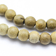 Brins de perles en bois de camphre naturel WOOD-P011-08-10mm-4