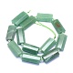 Natürlichen grünen Aventurin Perlen Stränge G-E530-16H-2