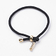 Bracelet en coton avec cordon torsadé MAK-L012-03-1
