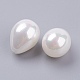 Perles de coquille semi-percée X-BSHE-G017-16x12mm-17-2