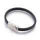 Microfiber Leather Cord Bracelets BJEW-L635-01C-02-2
