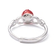 (vendita di fabbrica di feste di gioielli) anelli regolabili in ottone RJEW-K231-A02-3