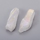 Plaquer des perles de cristal de quartz naturel KK-F757-G07-01-2