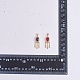 6 pz 6 colori in ottone micro pavé di ciondoli in zirconi trasparenti ZIRC-SZ0004-29-2