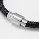 Braided Leather Cord Bracelets BJEW-I199-07-2