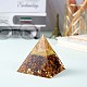 Crystal Pyramid Ornaments Blessing Pyramid Healing Angel Crystal Pyramid Stone for Home Office Decoration Gift Collection JX351A-2
