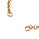 Handmade 304 Stainless Steel Rolo Chain Bracelets Making Accessories AJEW-JB01026-03-3