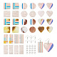 Fashewelry kit per la creazione di orecchini a goccia stampati in 3d bicolore fai da te DIY-FW0001-18-1