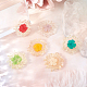 Sunnyclue 12 шт. 6 цвета прозрачные прозрачные кабошоны из эпоксидной смолы CRES-SC0001-89-4