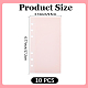 Hojas divisorias de índice para cuadernos de polipropileno&nbsp;AJEW-CP0010-60B-2