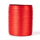 Doppelseitiges Satinband, Polyesterband, Weihnachten Band, rot, 1/8 mm breit, etwa 3 yards / Rolle (880 m / Rolle)