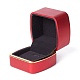 Boîtes à pendentifs bijoux en plastique carrés OBOX-F005-02B-2