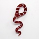 Red Handmade Lampwork Snake Large Pendants X-DP266J-1-3