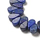 Brins de perles teints en lapis-lazuli naturel G-B064-B20-4