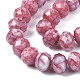 Cuisson opaque de perles de verre peintes EGLA-N006-009C-A14-3