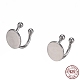 925 Sterling Silver Cuff Earrings STER-H100-S-1