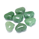 Натуральный зеленый авантюрин сердце пальмовый камень X-G-F637-11A-1