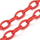 3pcs 3 colores personalizados collares de cadena de cable de plástico abs NJEW-JN03484-03-4