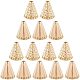 Chgcraft 20 pièces cônes de perles en laiton doré apetalous embouts de perles antiques perles d'espacement capuchons cône pour la fabrication de bijoux à bricoler soi-même KK-CA0001-84-2