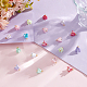 Ahandmaker-abalorios de perlas de imitación de flores de plástico FIND-GA0002-72-4