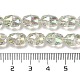 Transparent Glass Beads Strands EGLA-D030-03C-4
