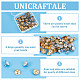 UNICRAFTALE 80Pcs 2 Style 304 Stainless Steel Cup Pearl Peg Bails Pin Pendants Metal Flower Pearl Screw Eye Pin Bail Golden Stainless Steel Peg Bails for Half Drilled Beads DIY Jewellery Making STAS-UN0051-92-5