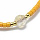 Adjustable Glass Braided Bead Bracelets BJEW-F391-A19-3