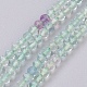 Chapelets de perles en fluorite naturel G-F568-134-3mm-1