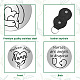 Creatcabin 1pc 201 monete commemorative in acciaio inossidabile AJEW-CN0001-92B-07-3