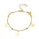 Butterfly Charm Necklace and Bracelets SJEW-JS01215-2