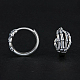 925 серьги-кольца в форме скелета из стерлингового серебра TS8086-3
