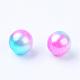 Perles acryliques de perles d'imitation OACR-S013-6mm-01-1